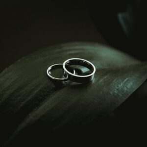 Silver Band Ring Set
