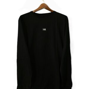 Long Sleeve Crew Tee — Black